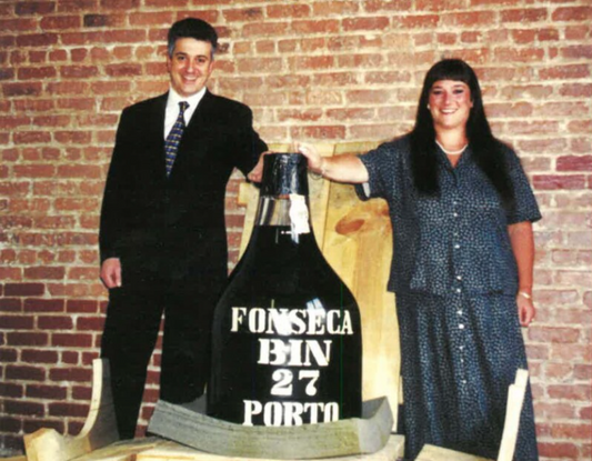 The biggest wine bottle in the world is a 98-liter Fonseca Bin 27 Port