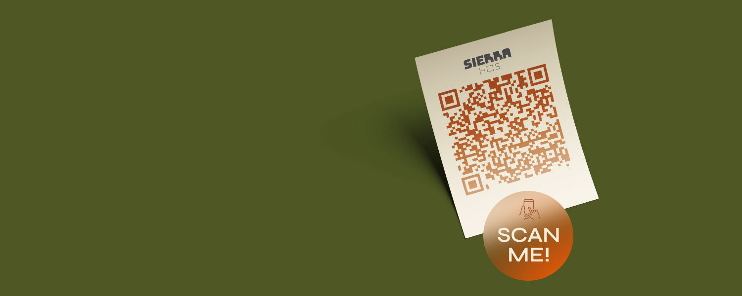 Scan Sierra Hos wine QR code and electronic elabel for wine labels, nutritional information, wine calories, wine podcast