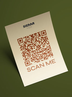 Sierra Hos wine QR e-Label generation for new EU regulation, scan me example, professional QR code generator for wine professionals