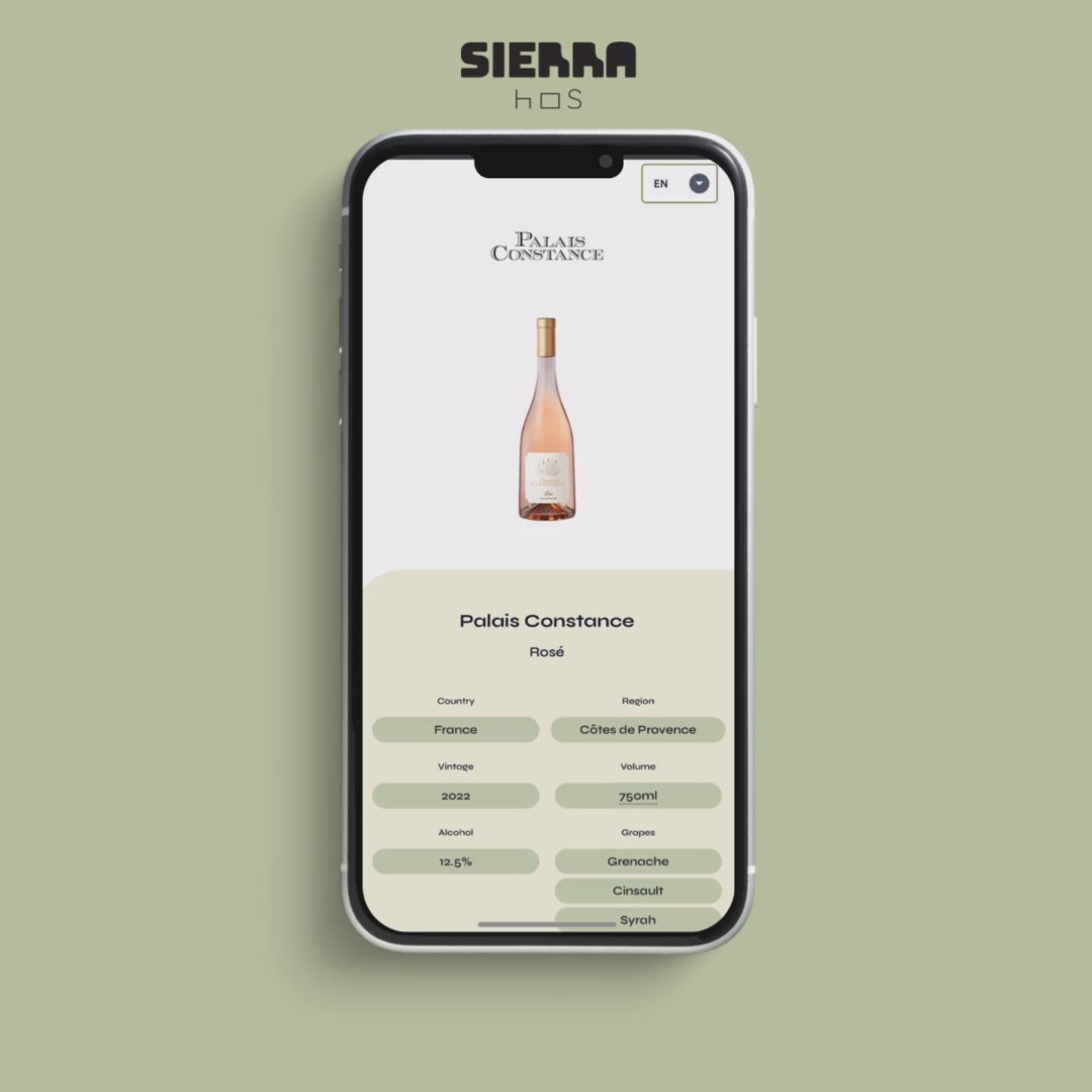 QR Wine e-label demo and example for EU wine labelling regulation compliance, video, photo, example, Regulation (EU) 2018/775, best qr code generator for wineries, wine labels, professional and best quality qr code generator